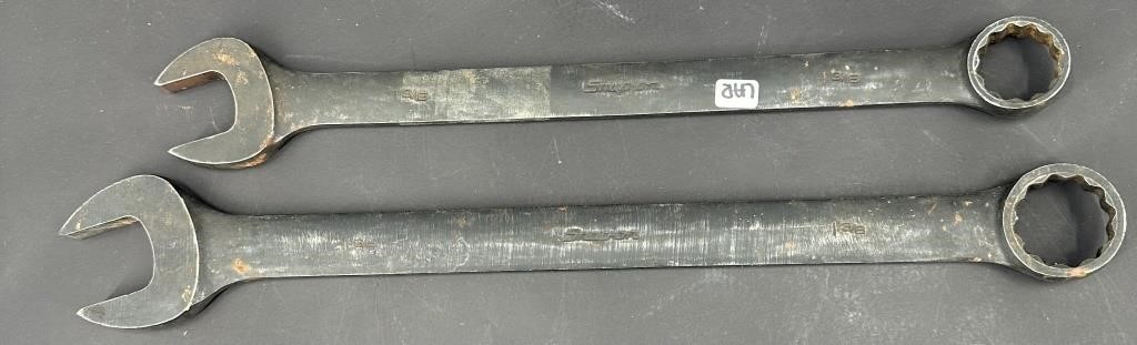 2 SnapOn Large Combo Wrenches