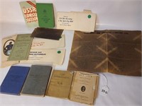 WW1 War Books, Misc. Ephemora