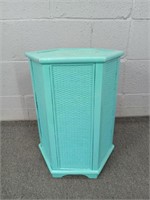 Painted Wicker Stand