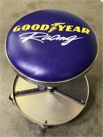 Goodyear Racing Vinyl Shop Stool