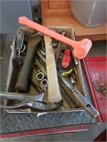 Tray lot of  misc tools