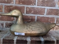 BRASS DUCK DECOY 16IN