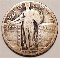 1926-S Standing Liberty Quarter -Nicely Circulated