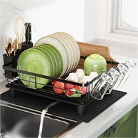 BOOSINY Dish Racks for Kitchen Counter, Stainless