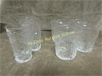 Anchor Hocking Glass Clear Milano Tumbler lot