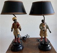 320 - PAIR OF FIGURAL TABLE LAMPS