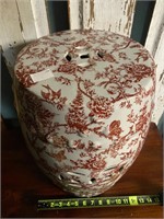 Vintage ceramic garden stool