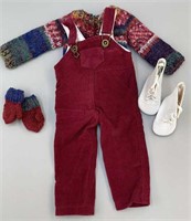 Sasha handmade doll clothes sweaters/overhauls