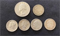 Group of US & Canadian Silver Coinage