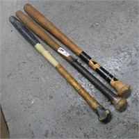 (3) Wooden Baseball Bats