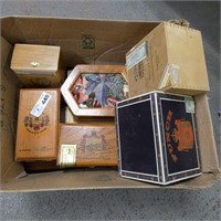 Assorted Cigar Boxes