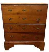 19TH C. PINE BLANKET CHEST