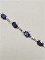 $6000 44118K  Sapphire(7.7ct) Bracelet