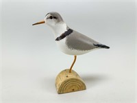 Carved Piping Plover