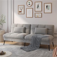 COMHOMA Convertible Sofa Bed  Grey