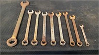 (9) Assorted Combo Wrenches