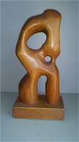 Abstract Modernism Sculpture Wood Carving