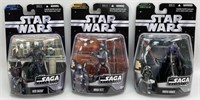 (3) 2006 Star Wars Saga Collection Action Figure