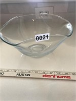 Large glass bowl