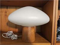 Teak Mushroom Lamp