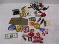 Lot of Vintage Cub Scout Boy Scout Collectibles -