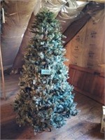 7-ft pre-lit Christmas tree