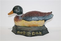 Cast Iron Duck Door Stopper #5 on Back