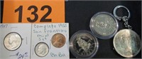 Coin Lot of 6 Coin Related Items