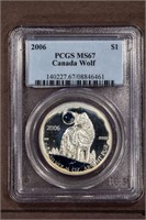 2006 S$1 Wolf PCGS MS67