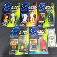 Lot of 5 Assorted Star Wars Action Figures