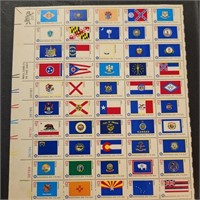 # 1633-82 - 1976 13c State Flags Sheet