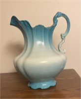 Blue pitcher and basin