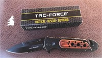 63 N- TAC-FORCE TACTICAL RESCUE OUTDOOR KNIFE (494