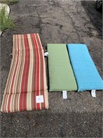 Lot: 3 Outdoor Cushions