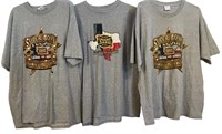 3 Super Bowl XXXVIII Grey T-Shirts