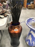 Floor vase, 25" tall