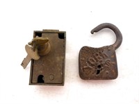 lot of 2 York PA & York Safe Locks w/ 2 keys