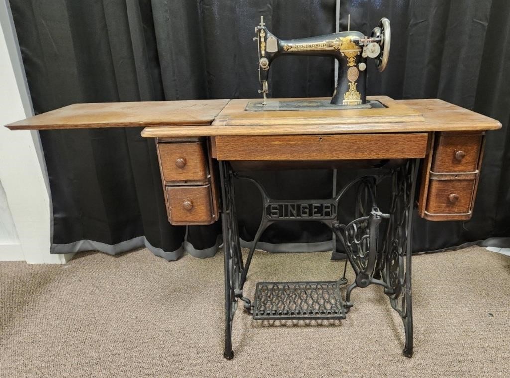 Restored Singer Sphinx Sewing Machine
