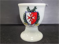 Malta porcelain egg cup