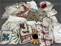 Assorted Doilies and Linens