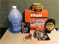 Lot of Car Care Products, as pictured