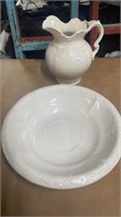 White Bowl and Pitcher