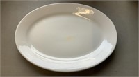 6- American White China Oval Platter