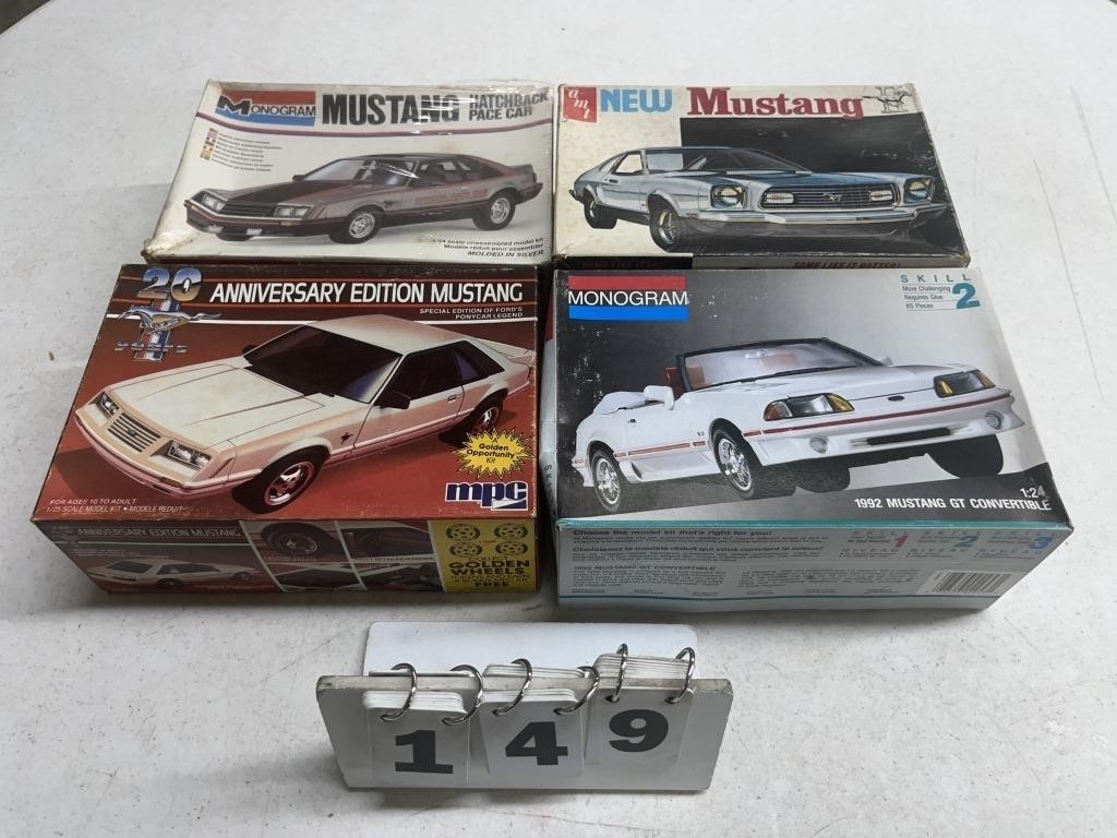 (4) Ford Mustang Models