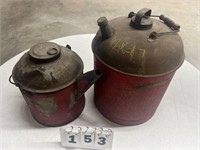 (2) Fuel Cans