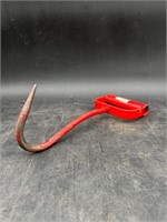 Red Metal Hay Hook