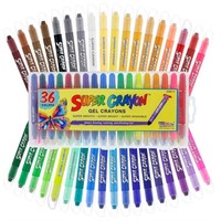 R1507  U.S. Art Supply Gel Crayons, 36 Colors