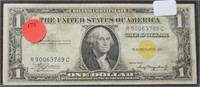 1935-A N AFRICA $1 SILVER CERTIFICATE -YELLOW SEAL