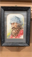 HANK LAWSHE ORIGINAL UNTITLED FRAMED ART