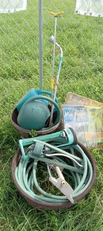 Hoses, soakers and watering cans